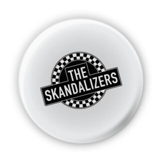 Skandalizers Badge (25mm White)